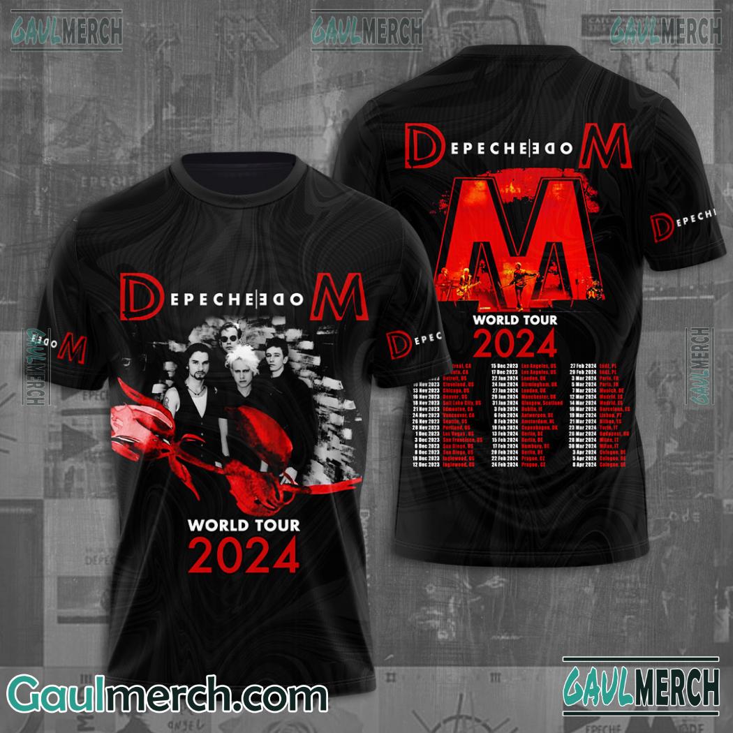 Depeche Mode World Tour 2024 Tshirt Gaulmerch